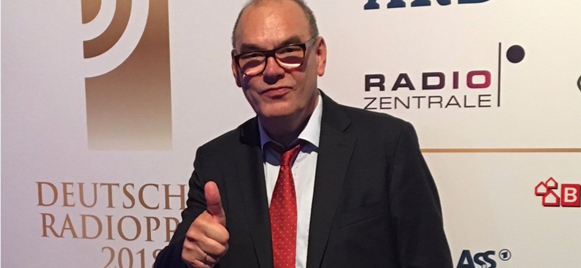 Carl Frank beim Deutschen Radio Preis 2018