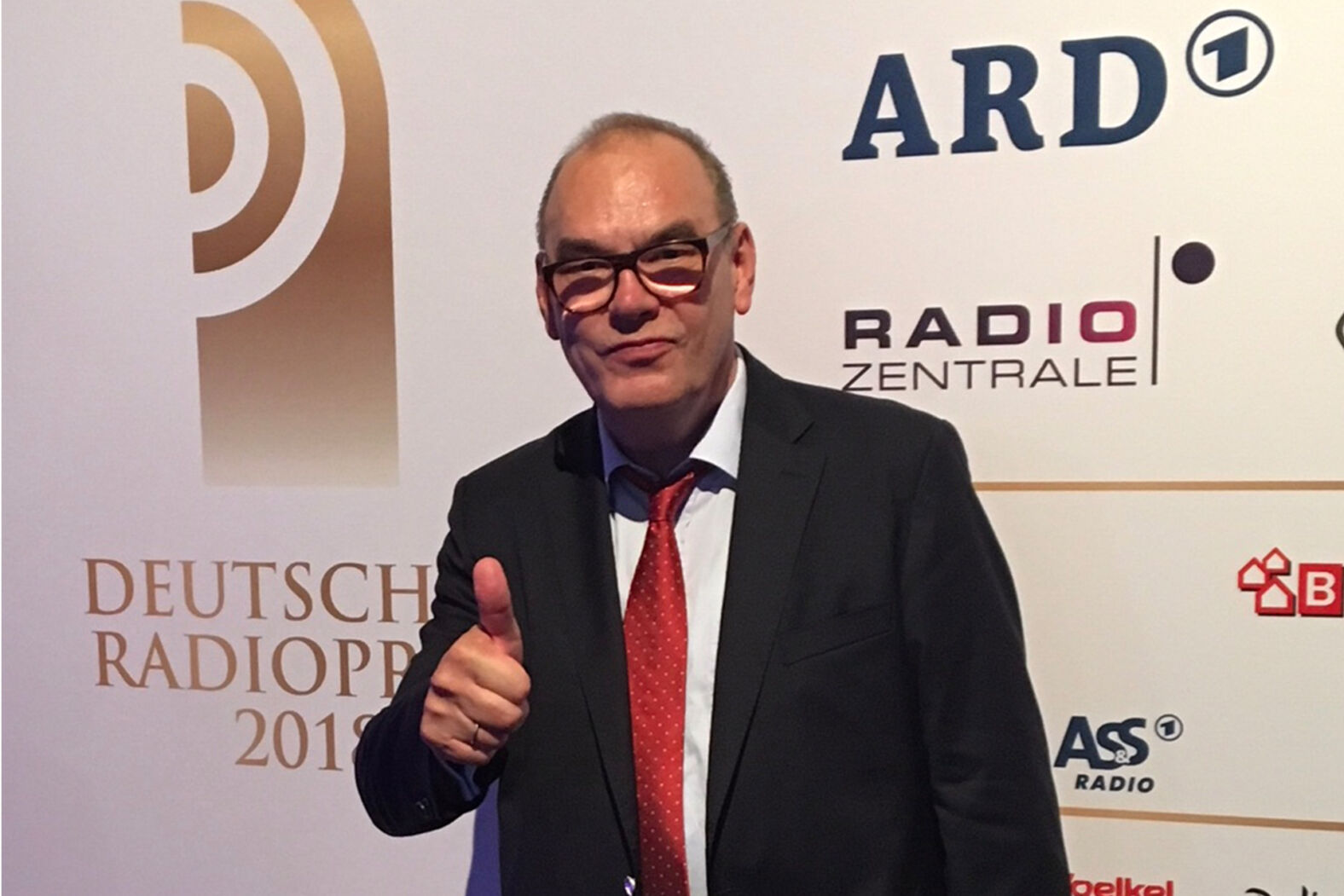 Carl Frank beim Deutschen Radio Preis 2018