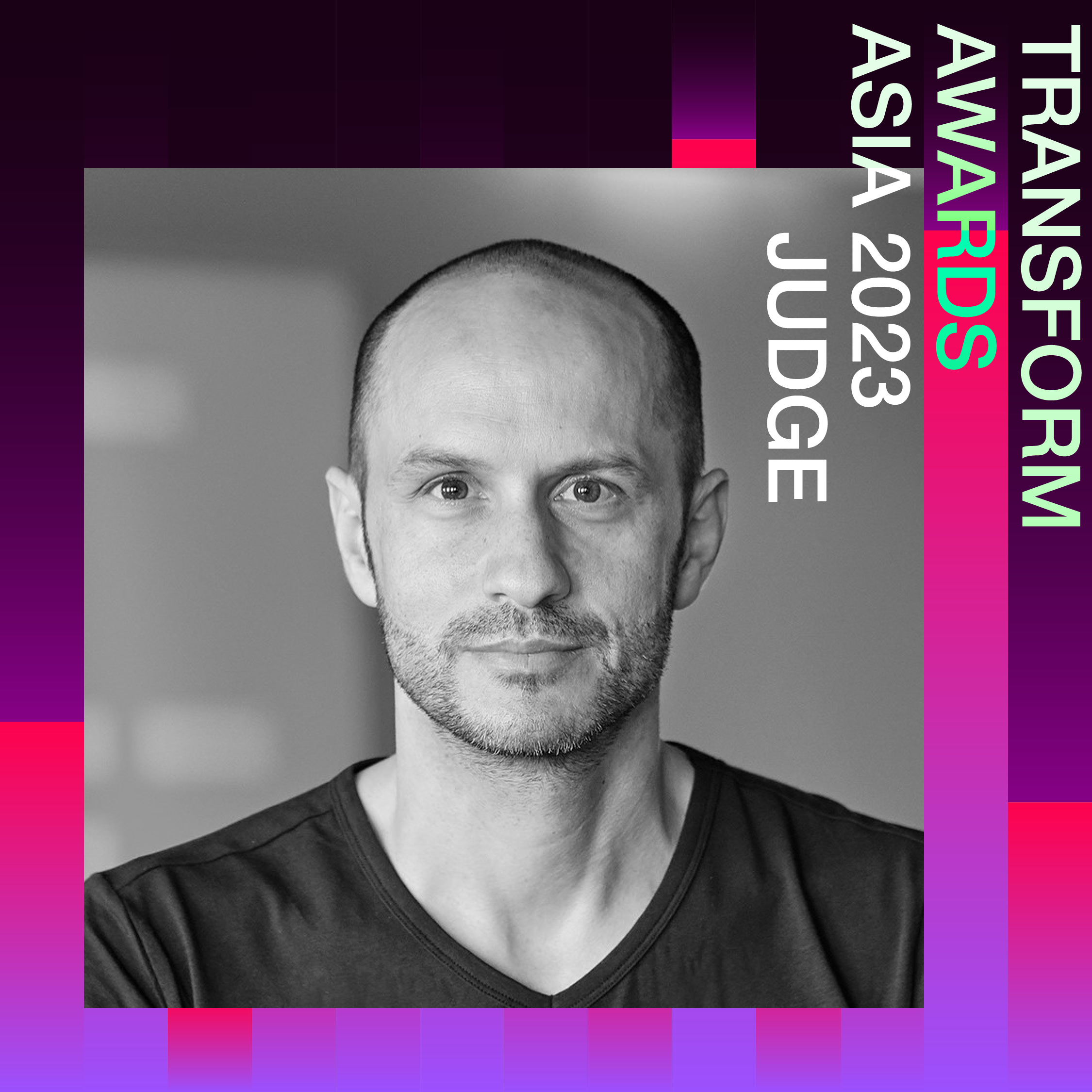Weitere Neuigkeiten, die uns mit Stolz erfüllen: Cornelius Ringe wird Juror der Transform Awards Asia 2023.